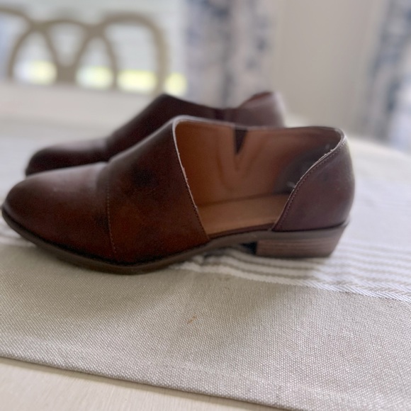 Lightly wornLeather booties - Picture 1 of 2